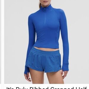 Lululemon rulu ribbed cropped